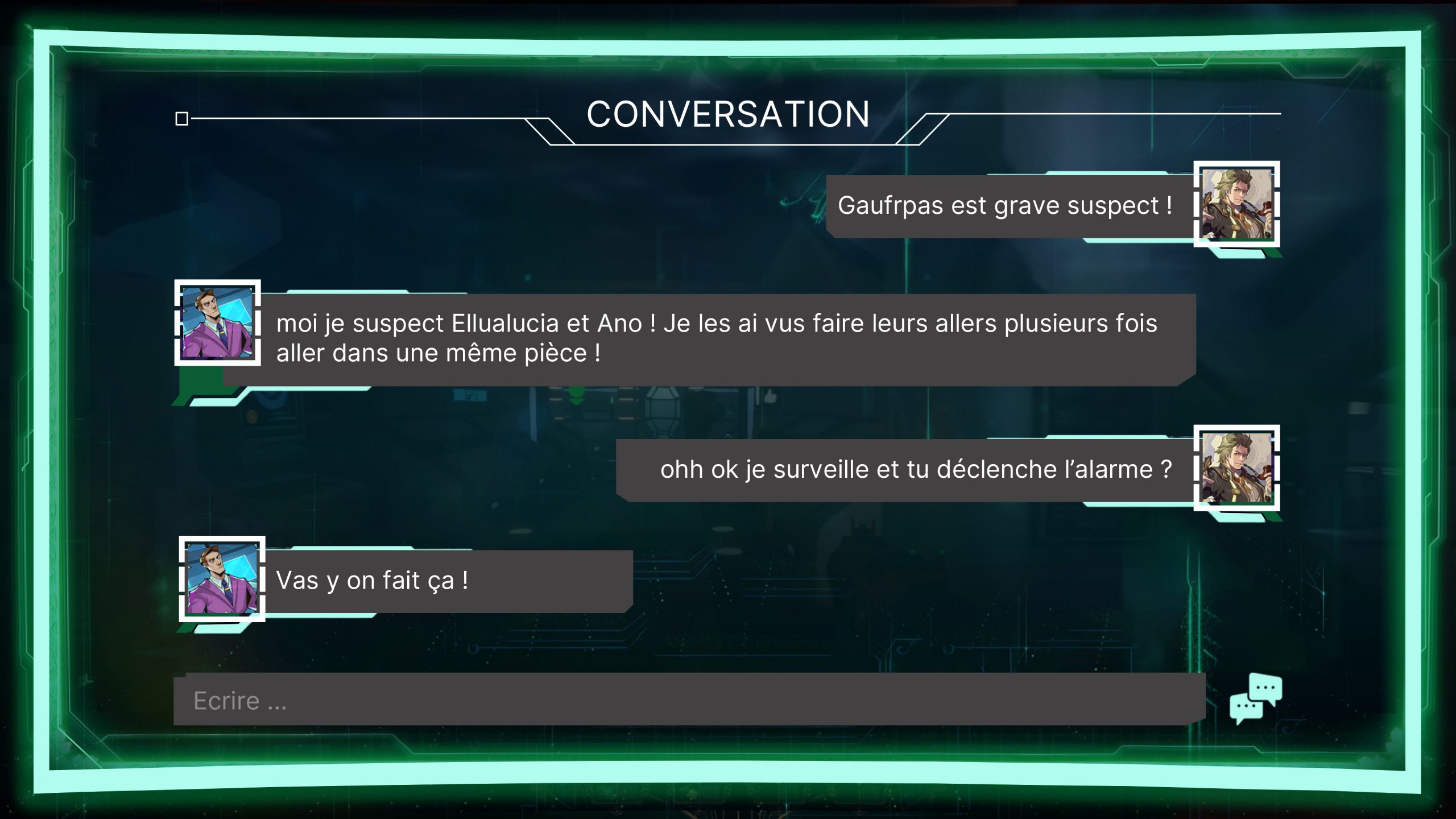 Mystery Tactics - Chat